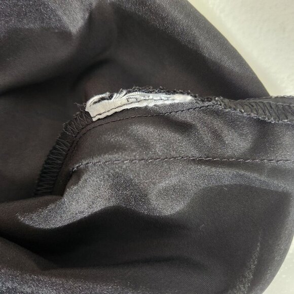 Black Spaghetti Strap Camisole Top Adjustable Straps Womens Medium - Picture 8 of 9